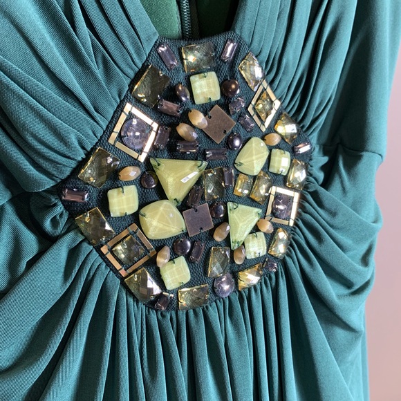 BCBGMaxAzria Green Cocktail Dress - Picture 5 of 7